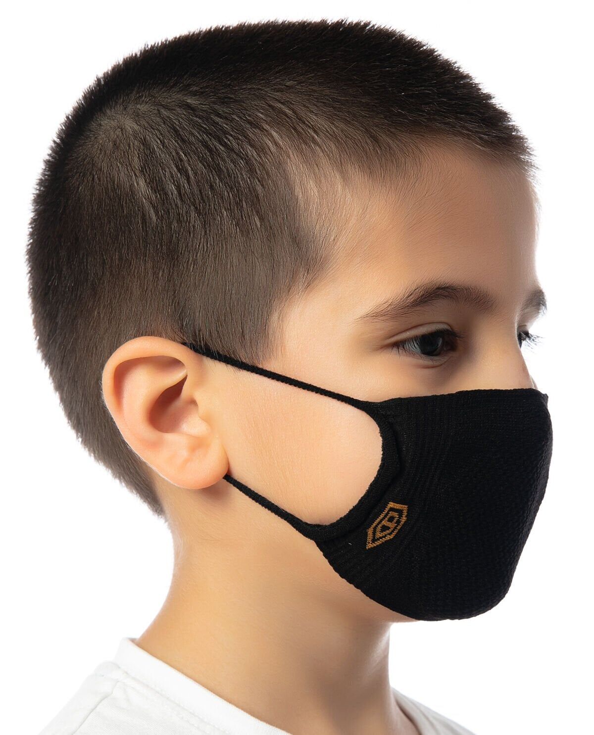 Yıkanabilir Çocuk Maskesi Siyah Renk