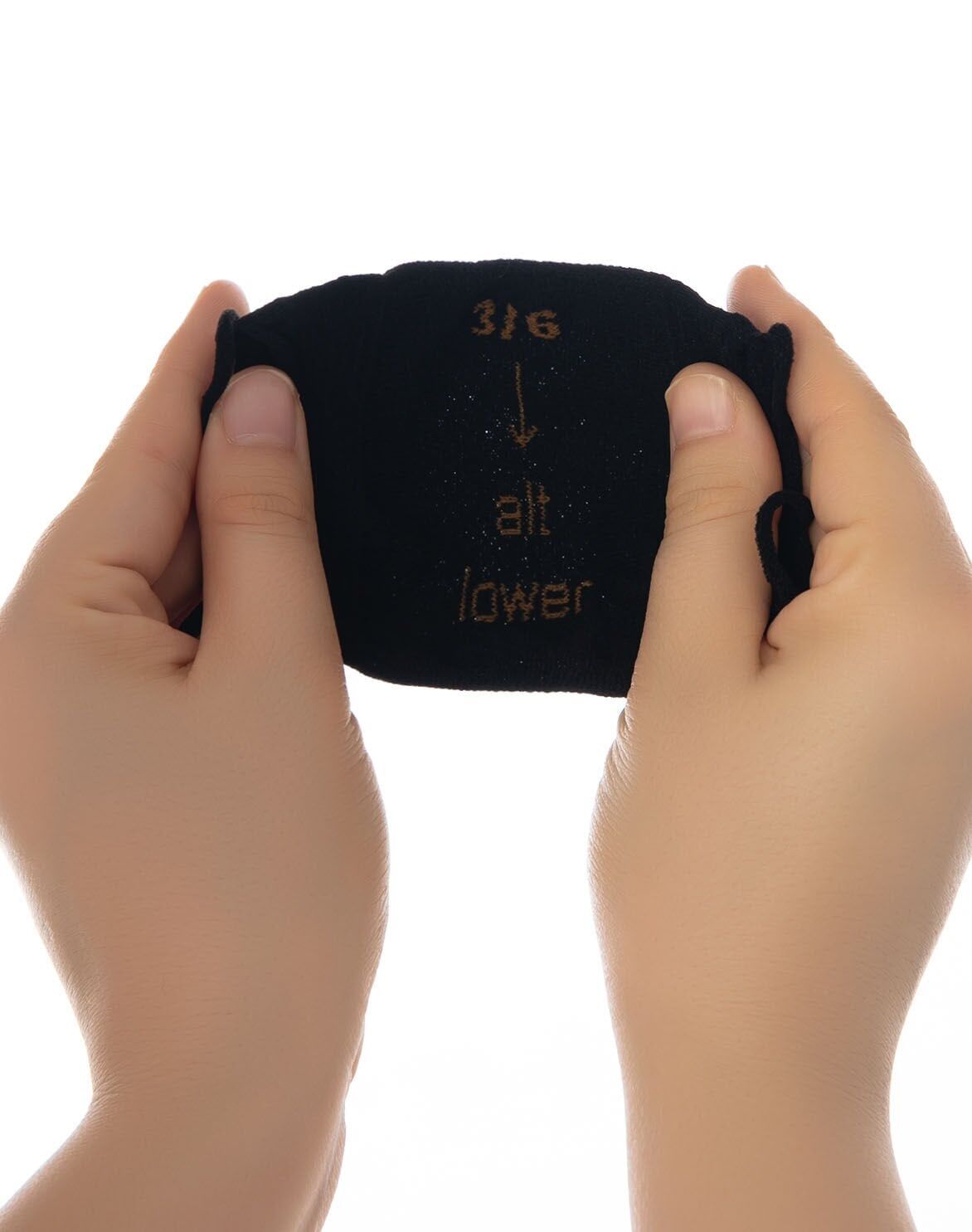 Yıkanabilir Çocuk Maskesi Siyah Renk