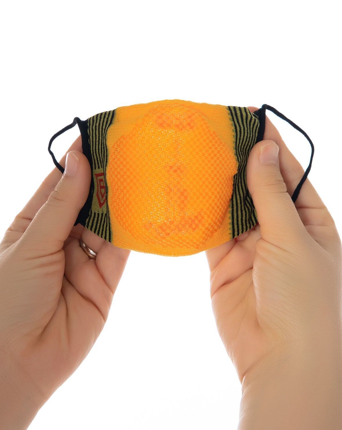 Yıkanabilir Çocuk Maskesi Açık Turuncu Renk TURUNCU - 3-6 YAŞ