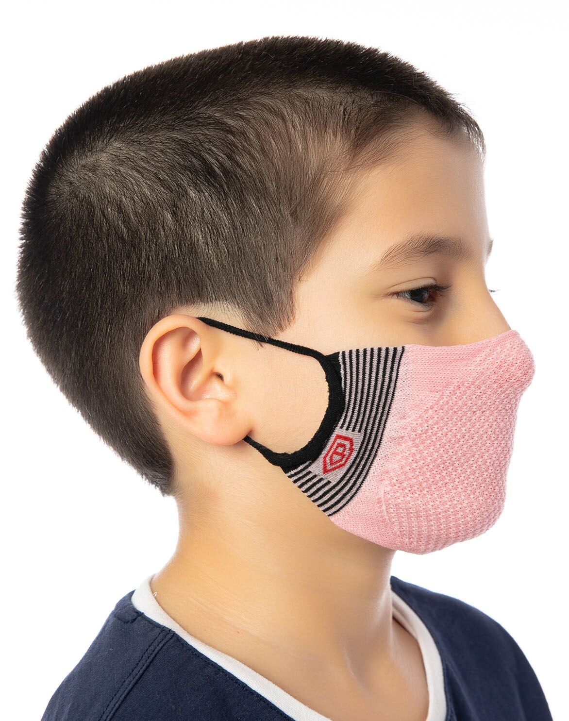 Yıkanabilir Çocuk Maskesi Pembe Renk