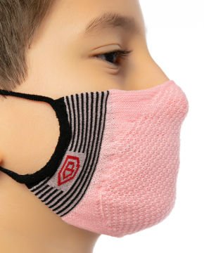 Yıkanabilir Çocuk Maskesi Pembe Renk