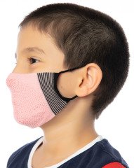 Yıkanabilir Çocuk Maskesi Pembe Renk PEMBE - 3-6 YAŞ