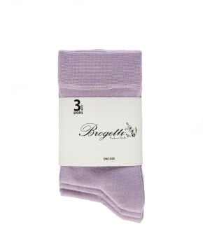 Bambu Soket Çorap 3lü Kadın Lila Renk