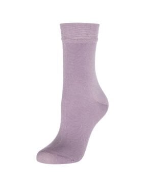 Bambu Soket Çorap 3lü Kadın Lila Renk