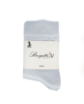 Açık Mavi Kadın 3lü Bambu Soket Çorap