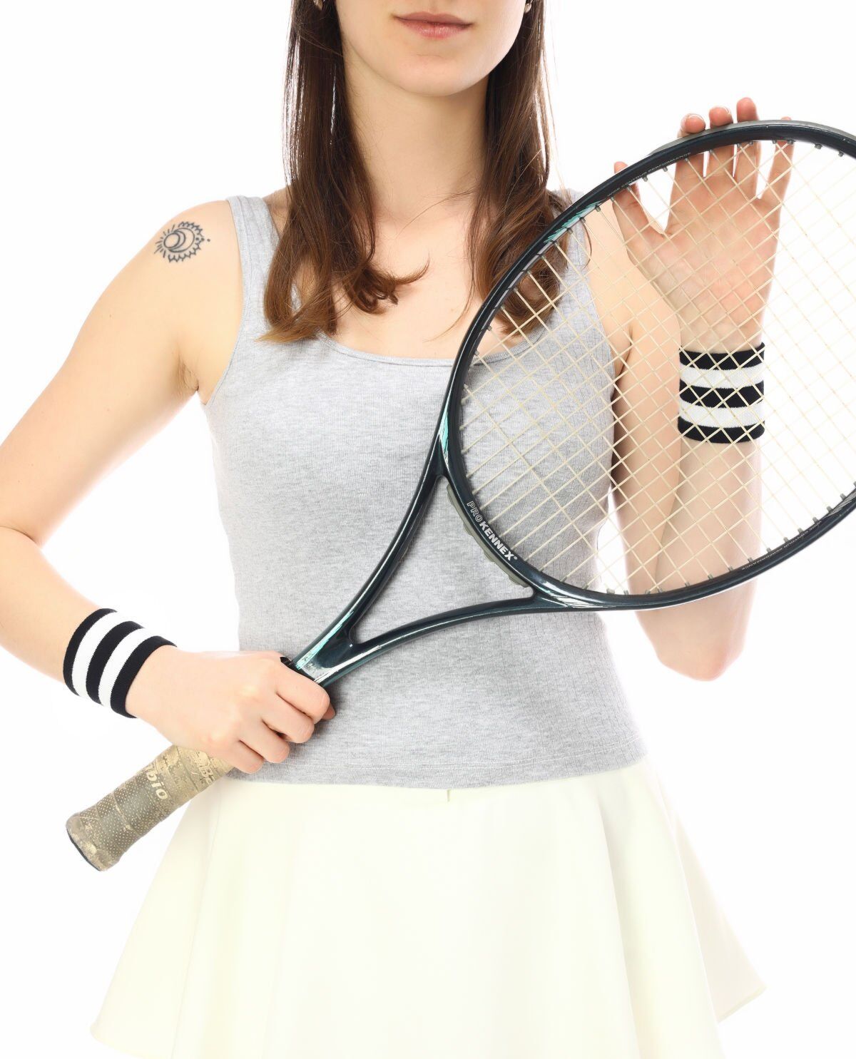 6lı Ekonomik Paket Renkli Çizgili Unisex Tenis Bilekliği