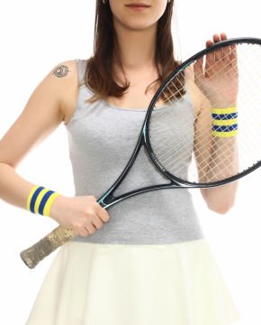 6lı Ekonomik Paket Renkli Çizgili Unisex Tenis Bilekliği