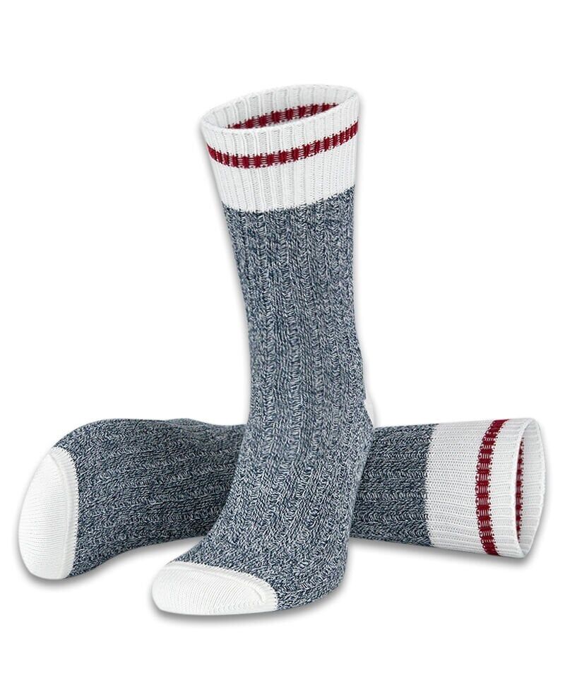 Bordo Çizgili Antrasit Muline Kışlık Çorap