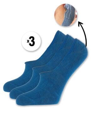 Bambu Kadın Babet Çorap 3lü Sax Renk