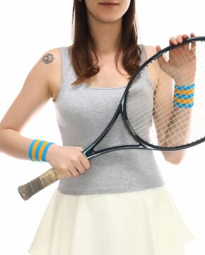 6lı Eko Paket Çizgili Renkli Unisex Tenis Bilekliği