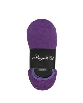 Bambu Kadın Babet Çorap 3lü Mor Renk