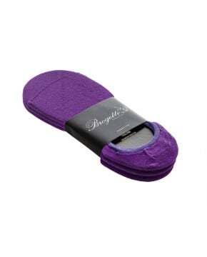 Bambu Kadın Babet Çorap 3lü Mor Renk