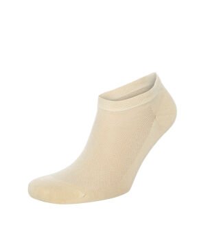 Bambu Kadın Patik Çorap 3lü Ekru Renk