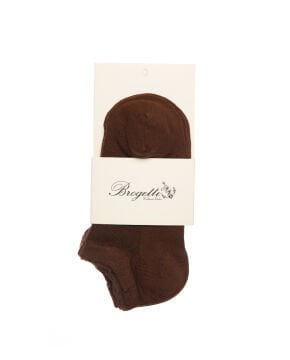 3lü Bambu Nefes Alan Kadın Patik Çorap Kahverengi