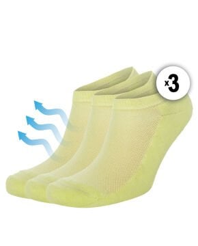 3lü Paket Nefes Alabilen Havlu Patik Çorap