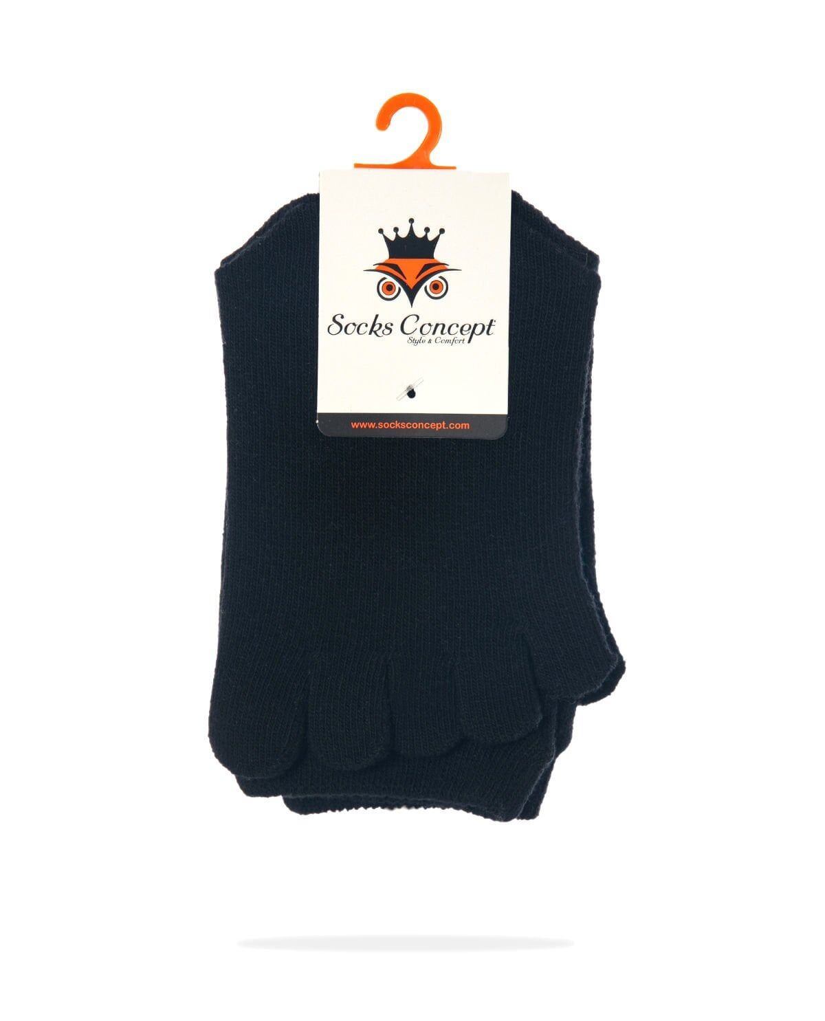 Parmaklı Çorap Unisex Siyah Renk SİYAH - 36/40