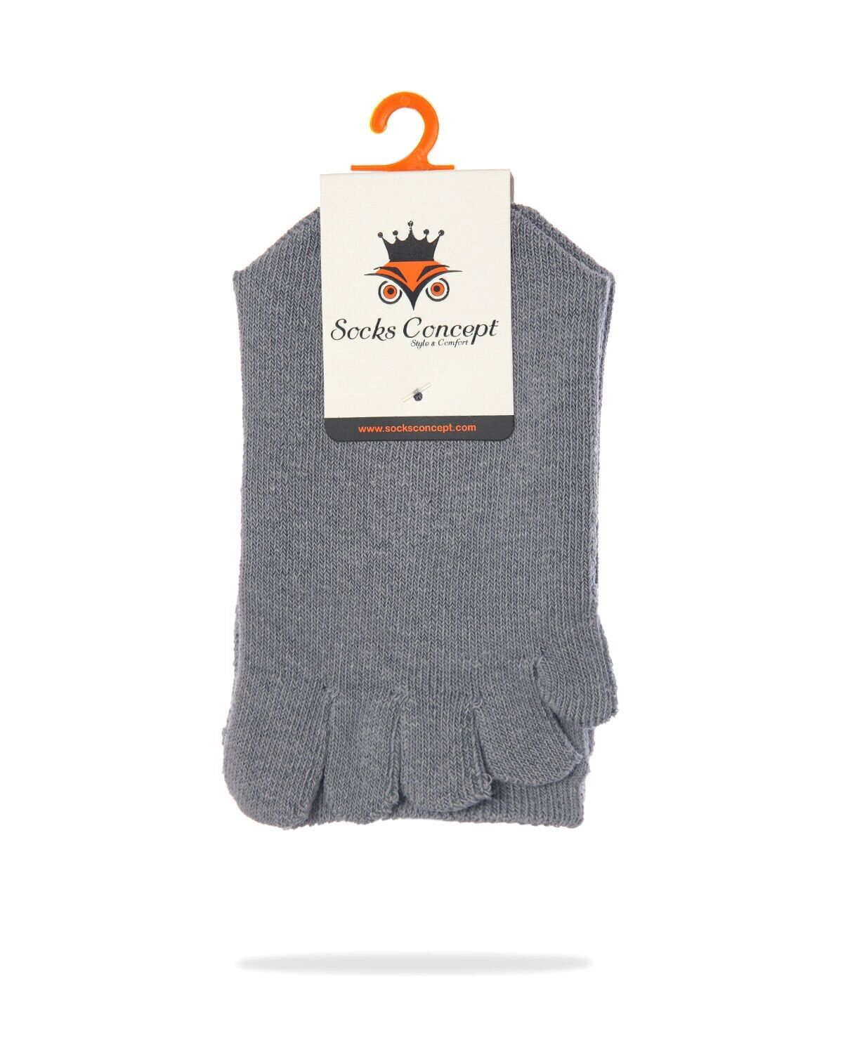 Parmaklı Çorap Unisex Gri Renk GRİ - 36/40