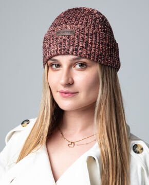 Bordo Kırçıllı Katlamalı Kadın Bere(Kopya)