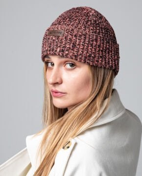 Bordo Kırçıllı Katlamalı Kadın Bere(Kopya)