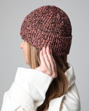 Bordo Kırçıllı Katlamalı Kadın Bere(Kopya)