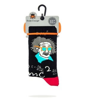 Einstein Desen Soket Çorap
